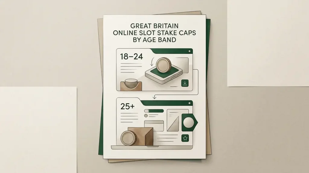 Illustration of Great Britain online-slot stake limits